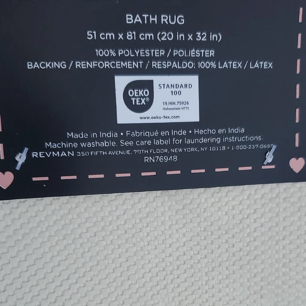 Betsey Johnson Hey Boo Ghost Bath Mat Rug Halloween New 20